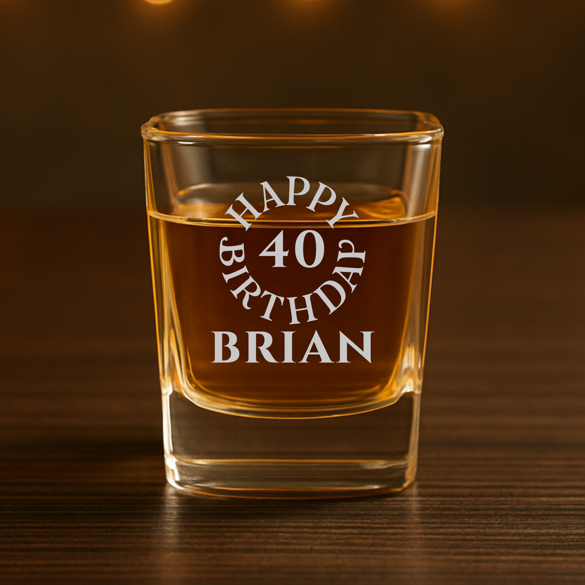 Custom Birthday Shot Glass