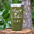 Military Green Basketball Tumbler With Passion For The Game Design