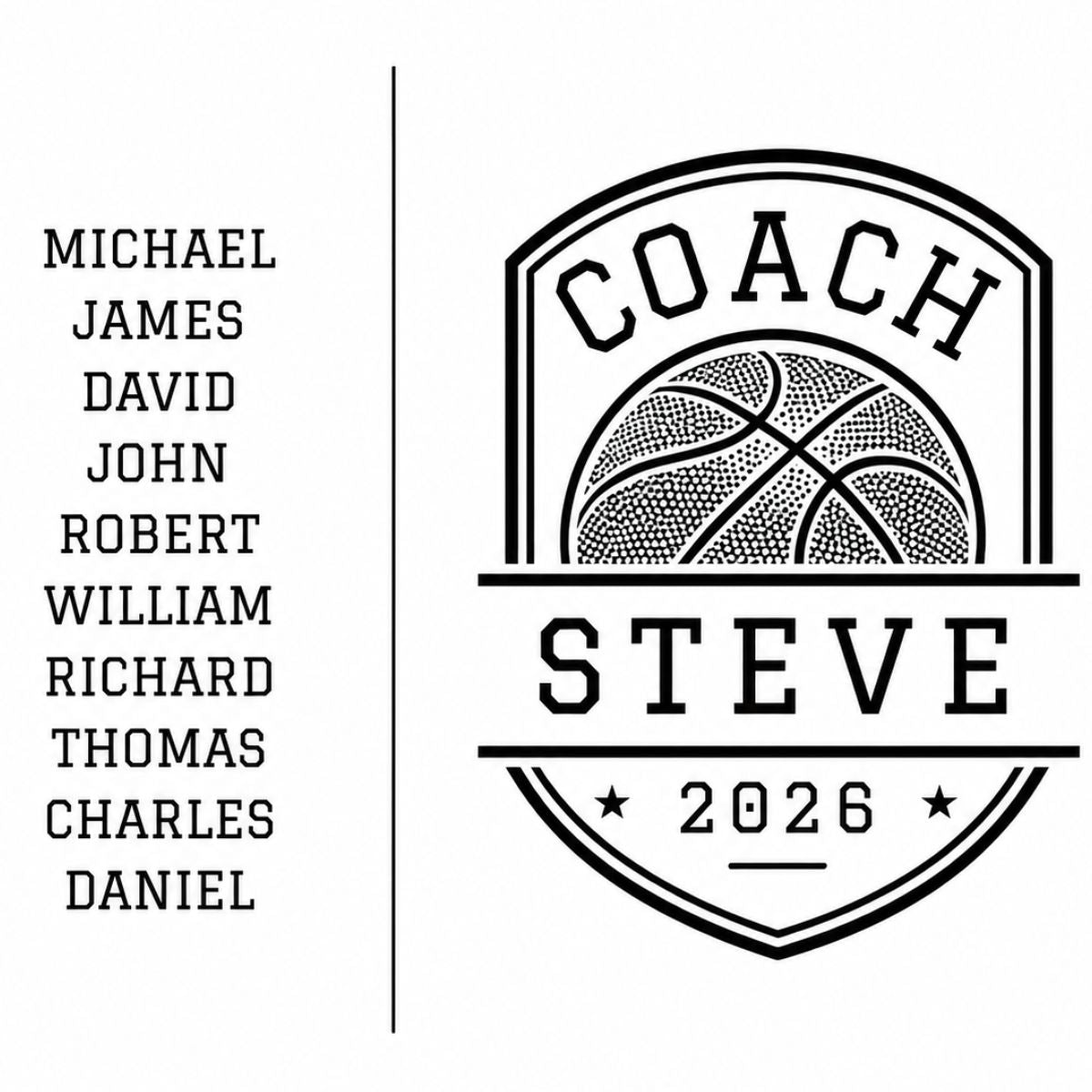 Personalized Basketball Coach Team Tumbler