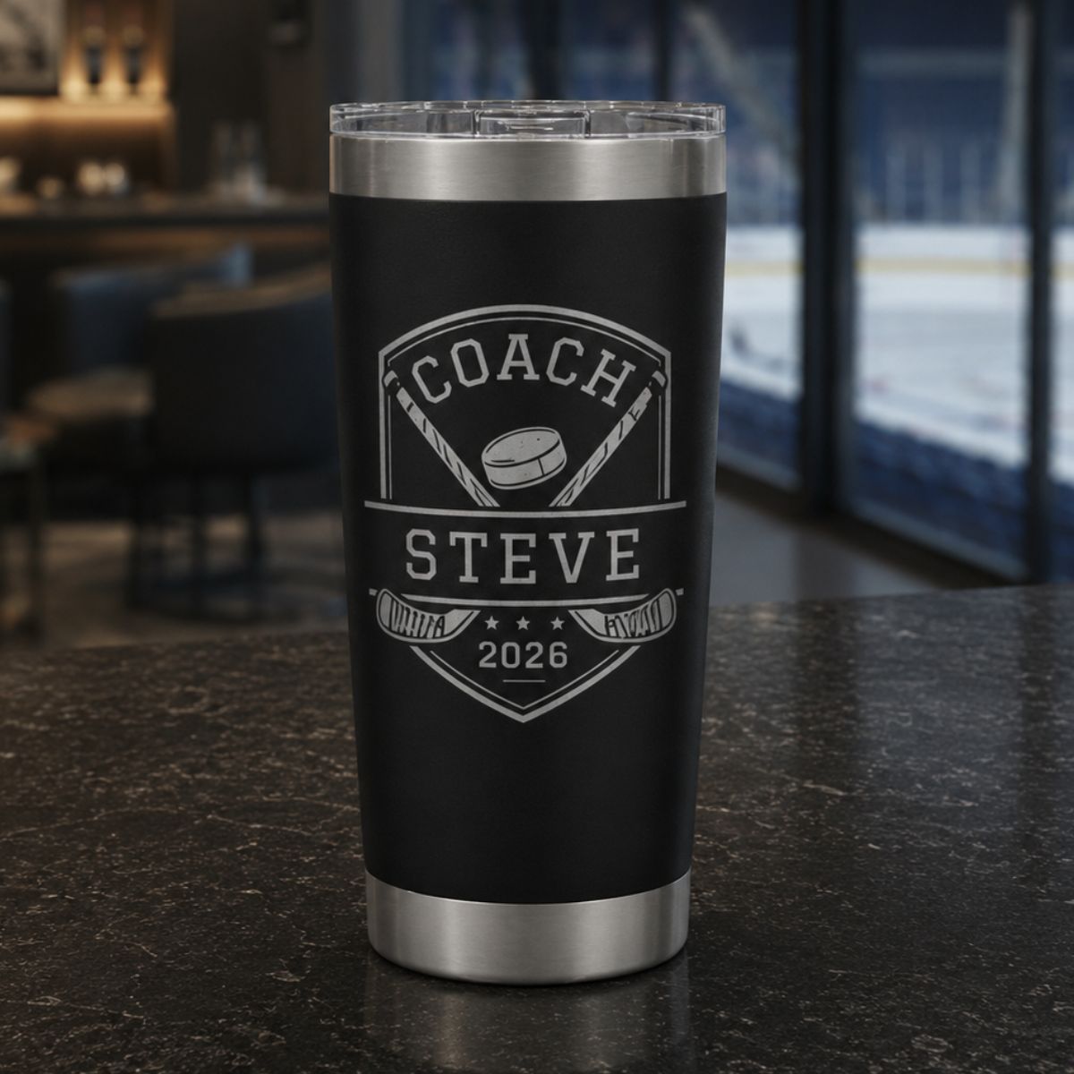 Personalized Hockey Coach Team Tumbler