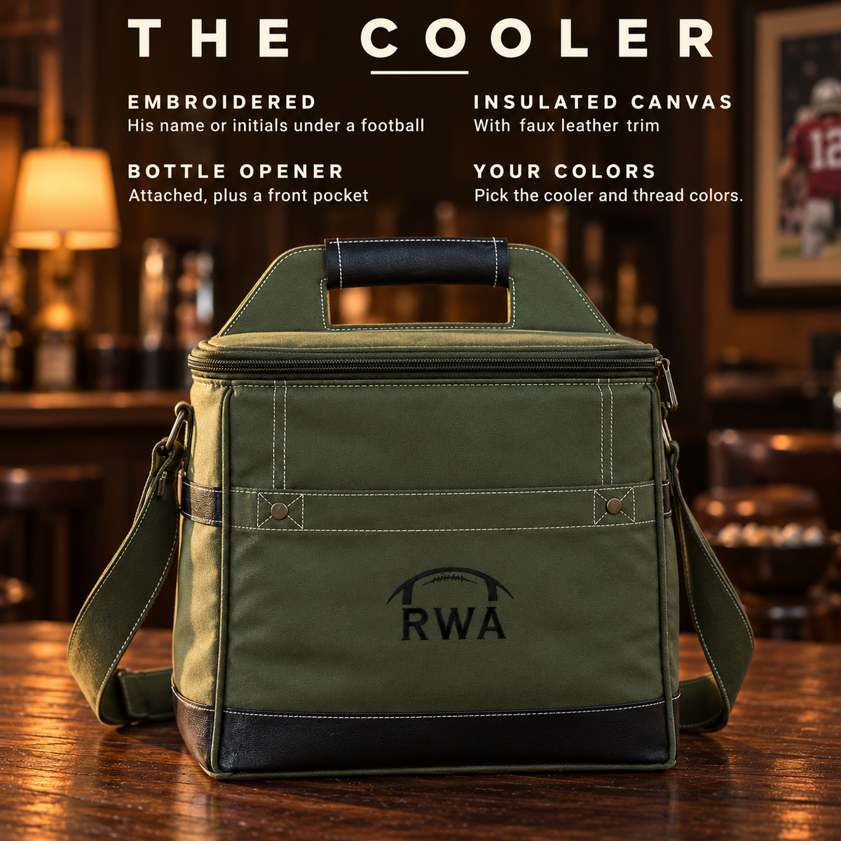 Game Day Personalized Tailgate Cooler