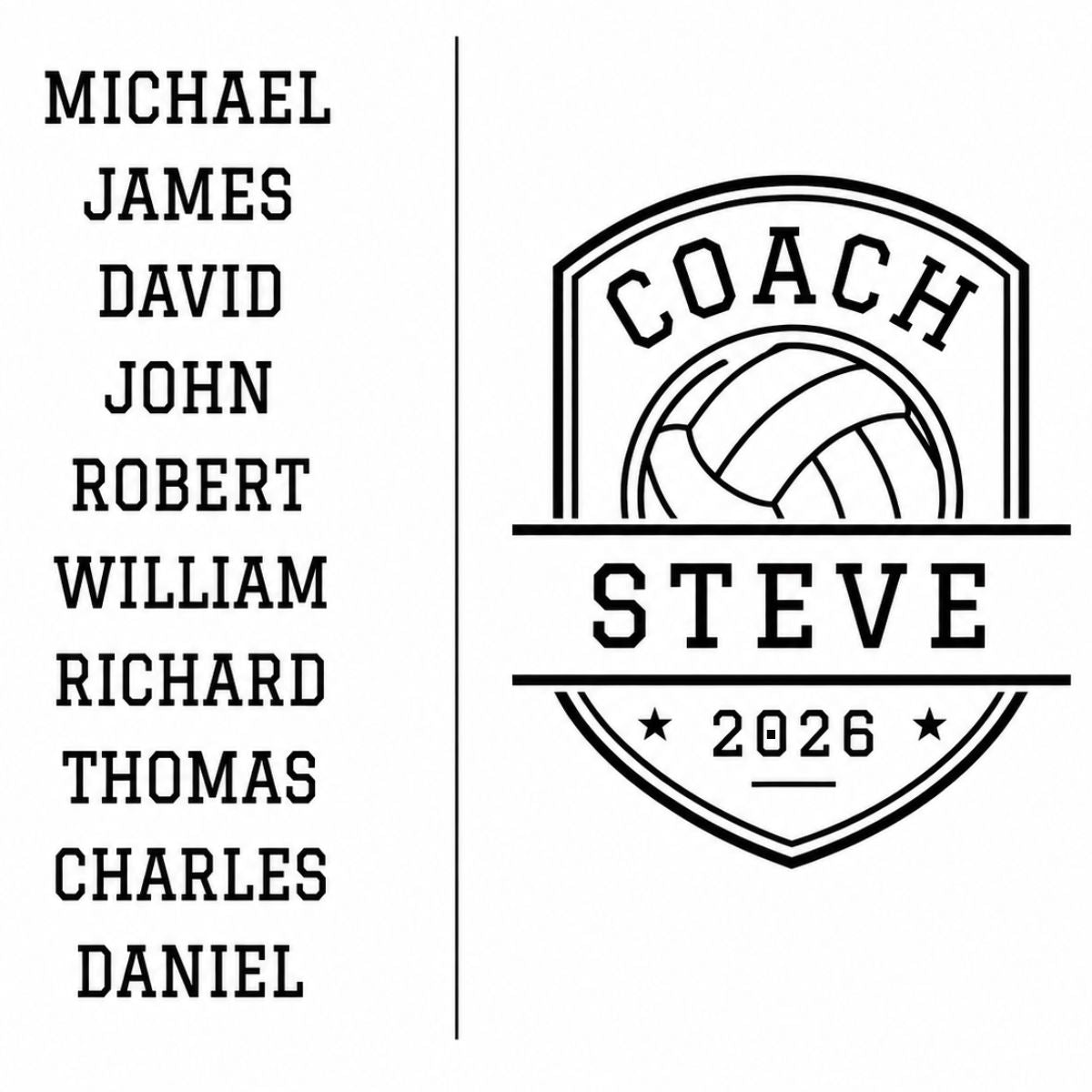 Personalized Volleyball Coach Team Tumbler