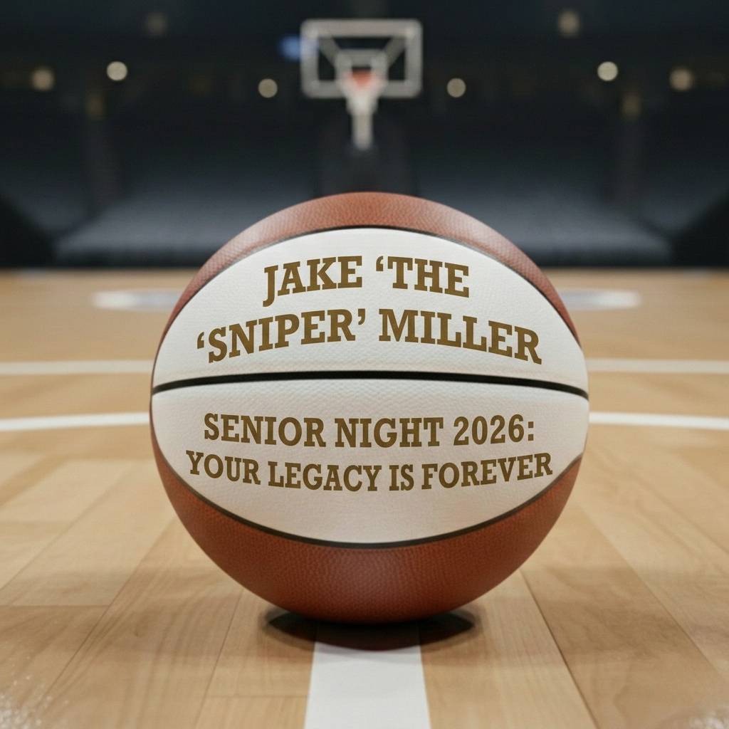 Personalized Senior Night Basketball