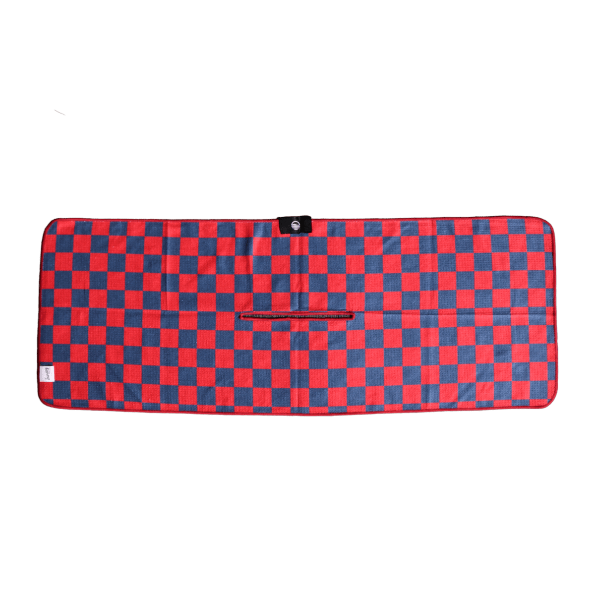 Unique Personalized Tailgate Golf Towel | Navy & Red Customized Towels Gifts for Men by Groovy Guy