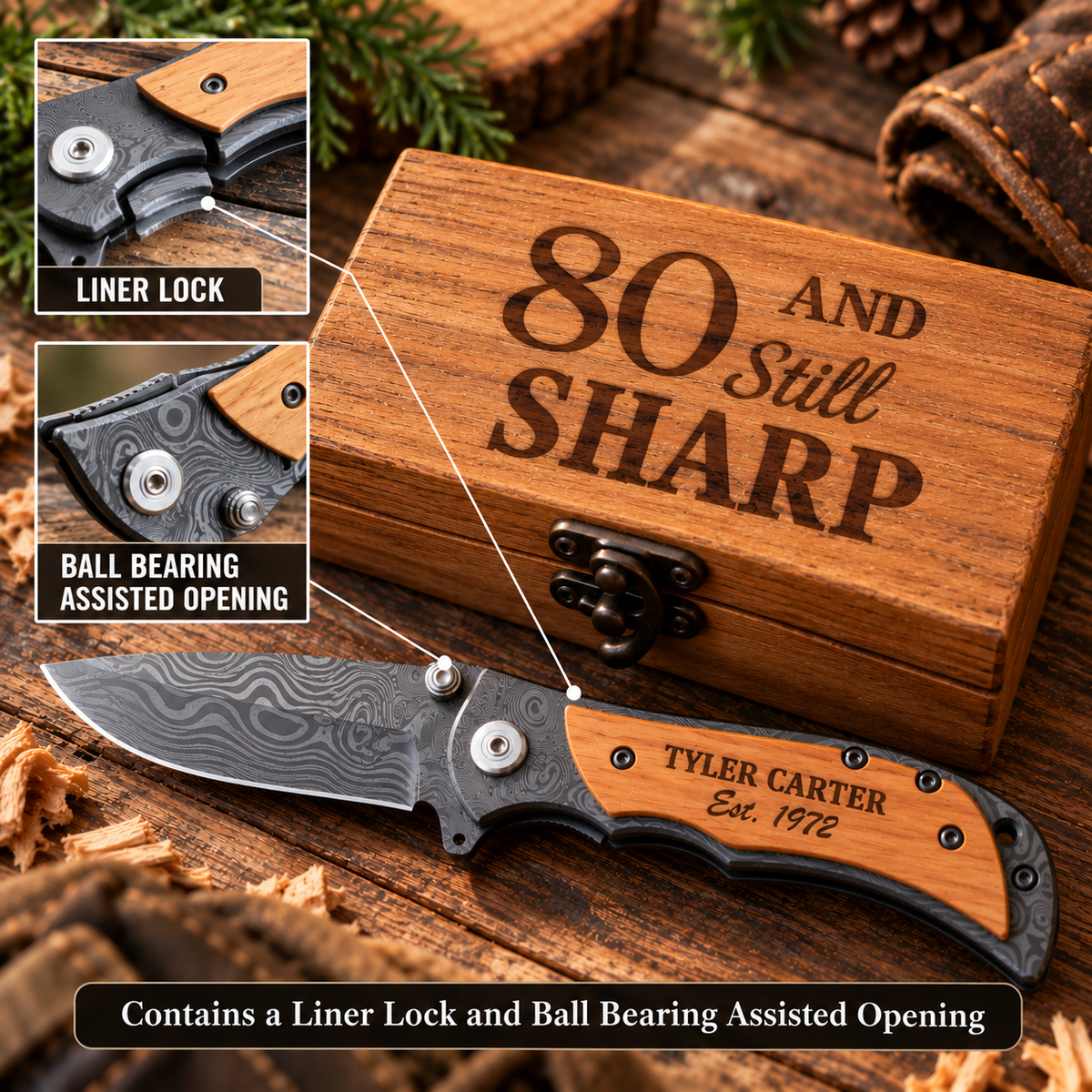 80th Birthday Blade