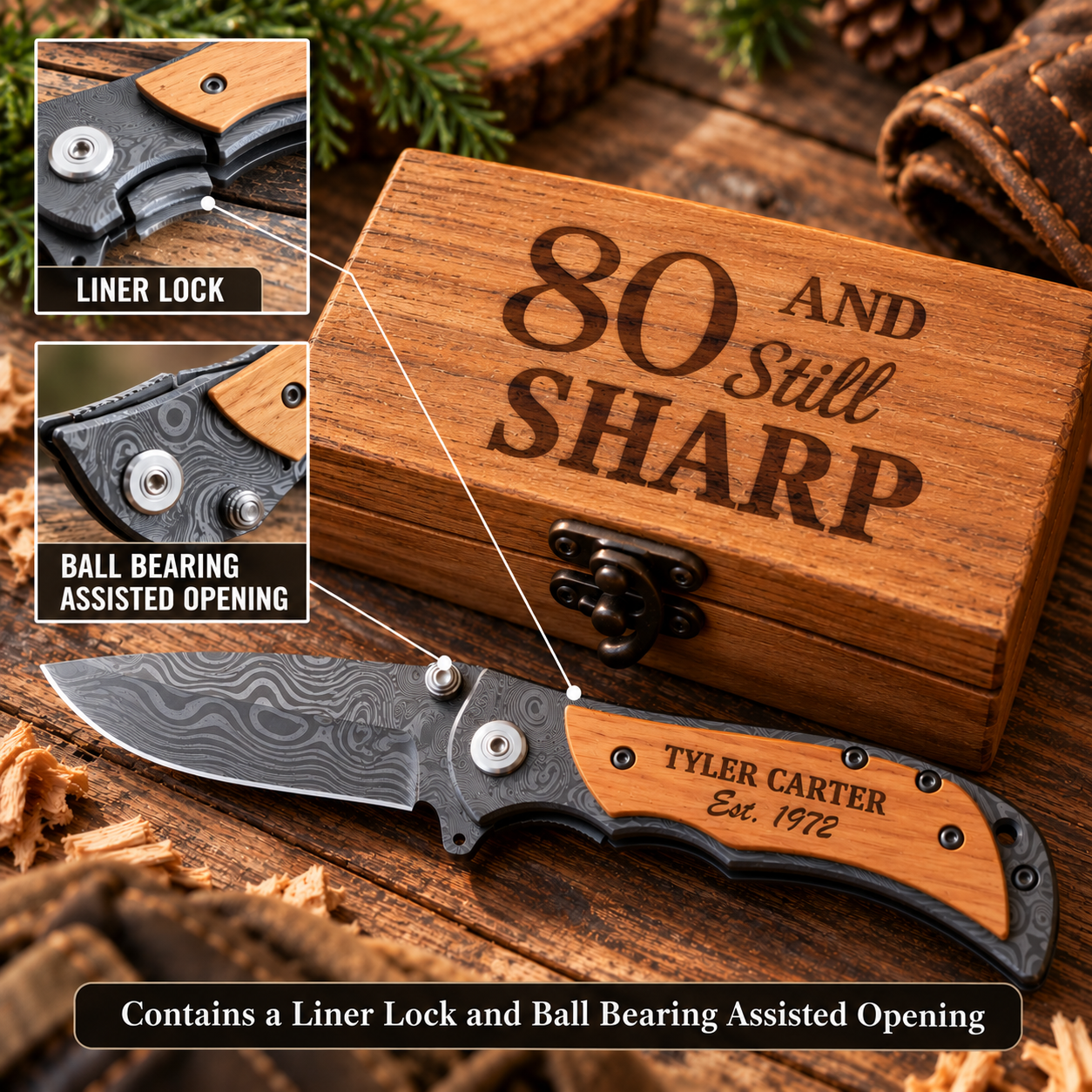80th Birthday Blade