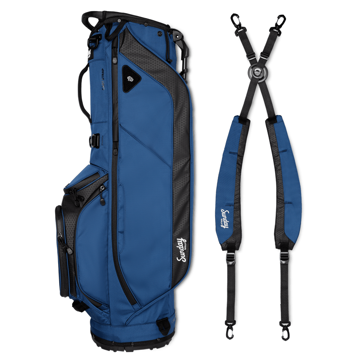 Unique Personalized RYDER 23 | Navy Blue Lightweight Stand Bag Customized Golf RYDER 23 Gifts for Men by Groovy Guy