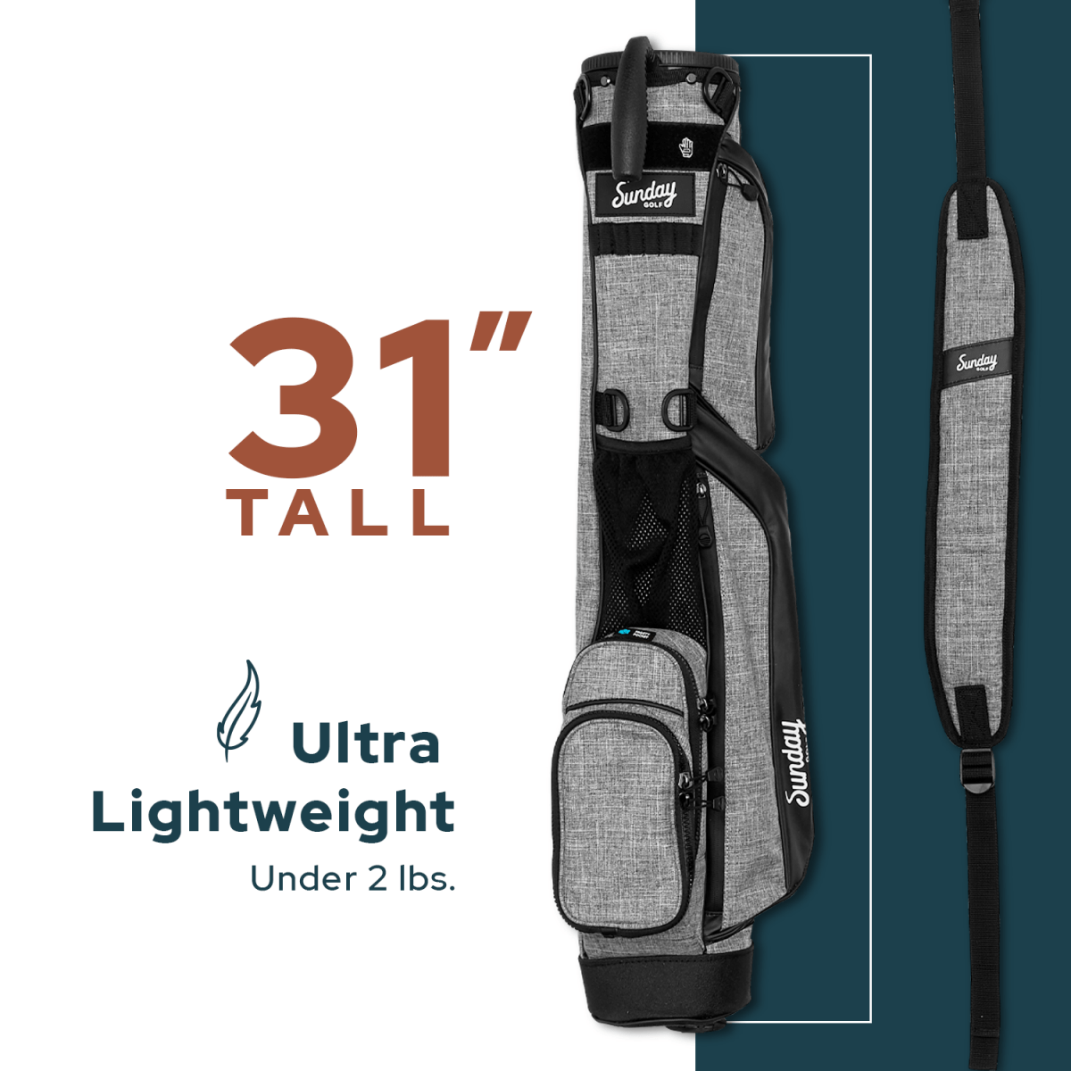 Unique Personalized THE LOMA | Flamingo Par 3 Bag Customized Golf Bag Gifts for Men by Groovy Guy