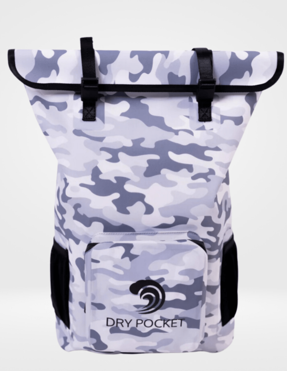 Unique Personalized MagnaGuard - Auto - Sealing Dry Bag - Snow Camo Customized Luggage & Bags Gifts for Men by Groovy Guy