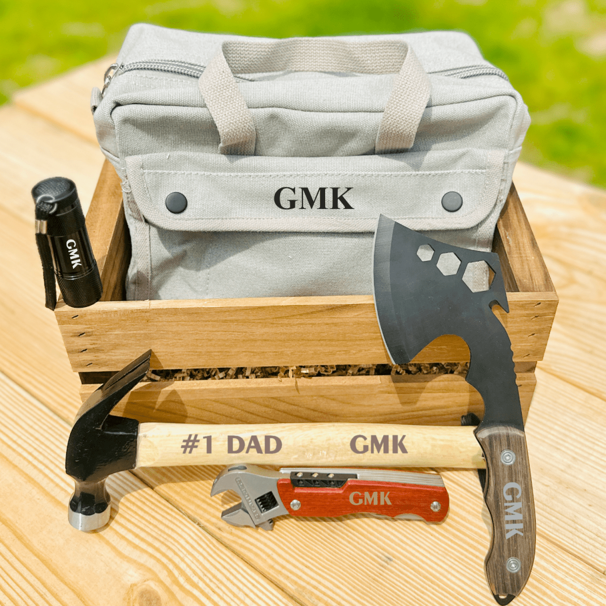 Unique Personalized Tool Time Dad Customized Fathers Day Gifts for Men by Groovy Guy