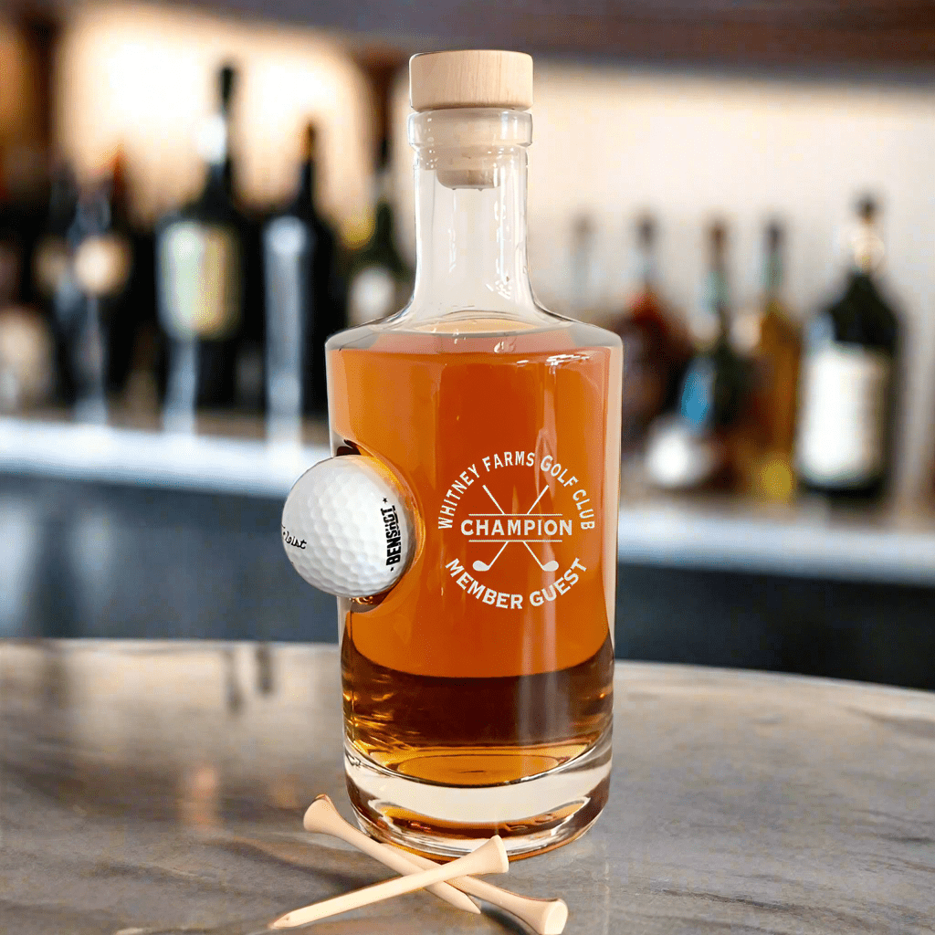 Unique Personalized Golf Tournament Decanter Customized Golf Outing Gifts for Men by Groovy Guy