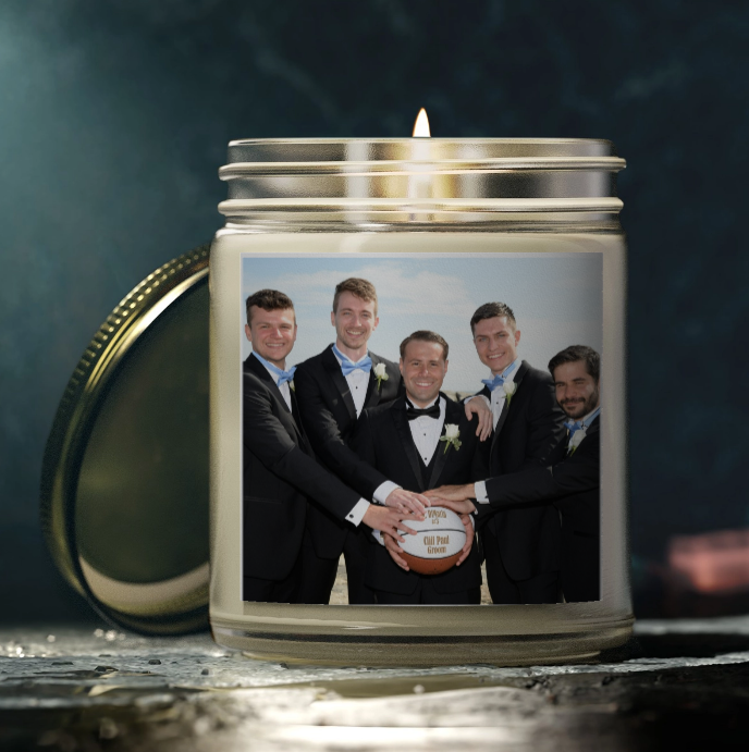Custom Photo Scented Candle