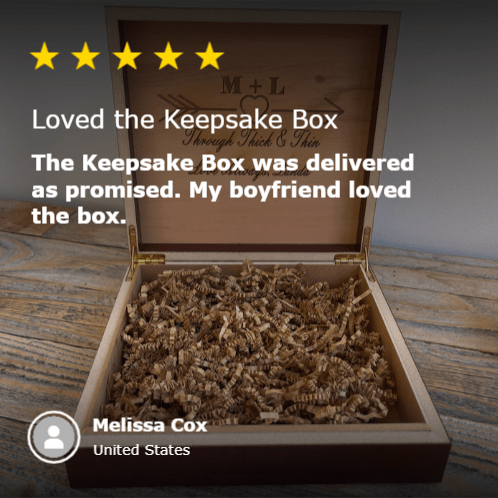 Forever Yours Personalized Keepsake Box Groovy Guy Gifts