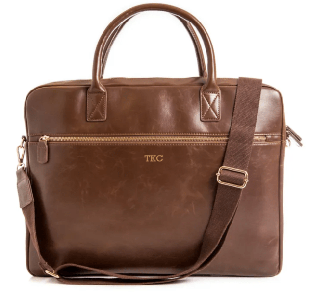 Unique Personalized Boss's Briefcase Customized Duffel Bags Gifts for Men by Groovy Guy