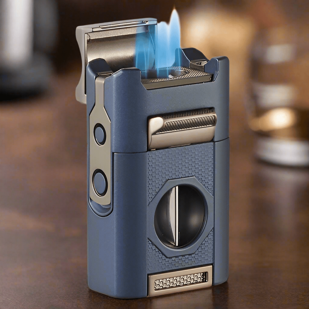 Unique Personalized All - In One Smokers Lighter Customized Cigar Gifts for Men by Groovy Guy