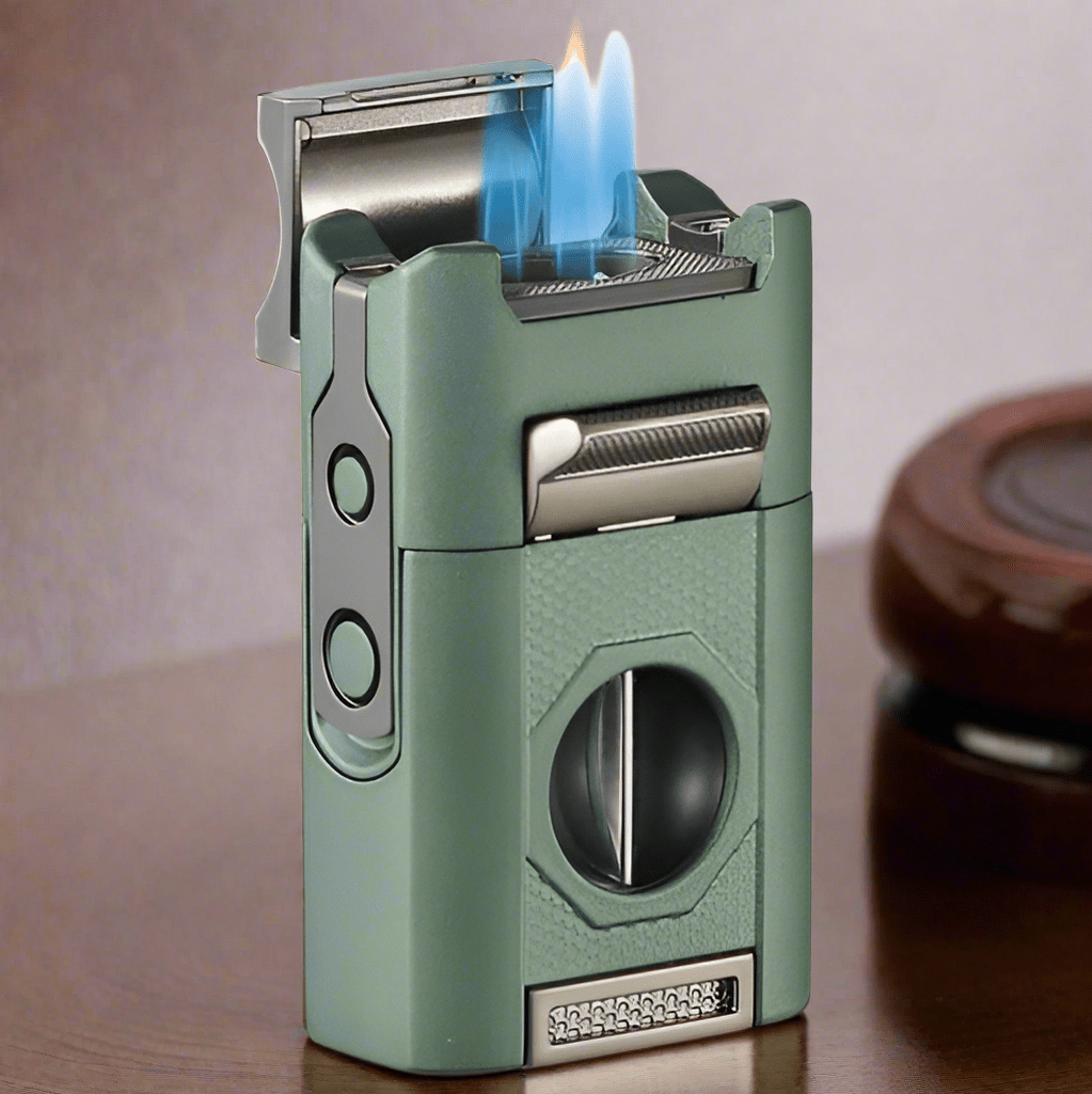 Unique Personalized All - In One Smokers Lighter Customized Cigar Gifts for Men by Groovy Guy