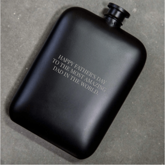 Unique Personalized The Spirited Sipper Customized Flask Gifts for Men by Groovy Guy