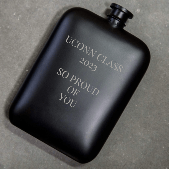 Unique Personalized The Spirited Sipper Customized Flask Gifts for Men by Groovy Guy