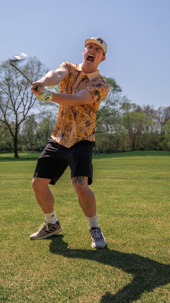 Unique Personalized Pirate Map Polo Customized Gifts for Men by Groovy Guy