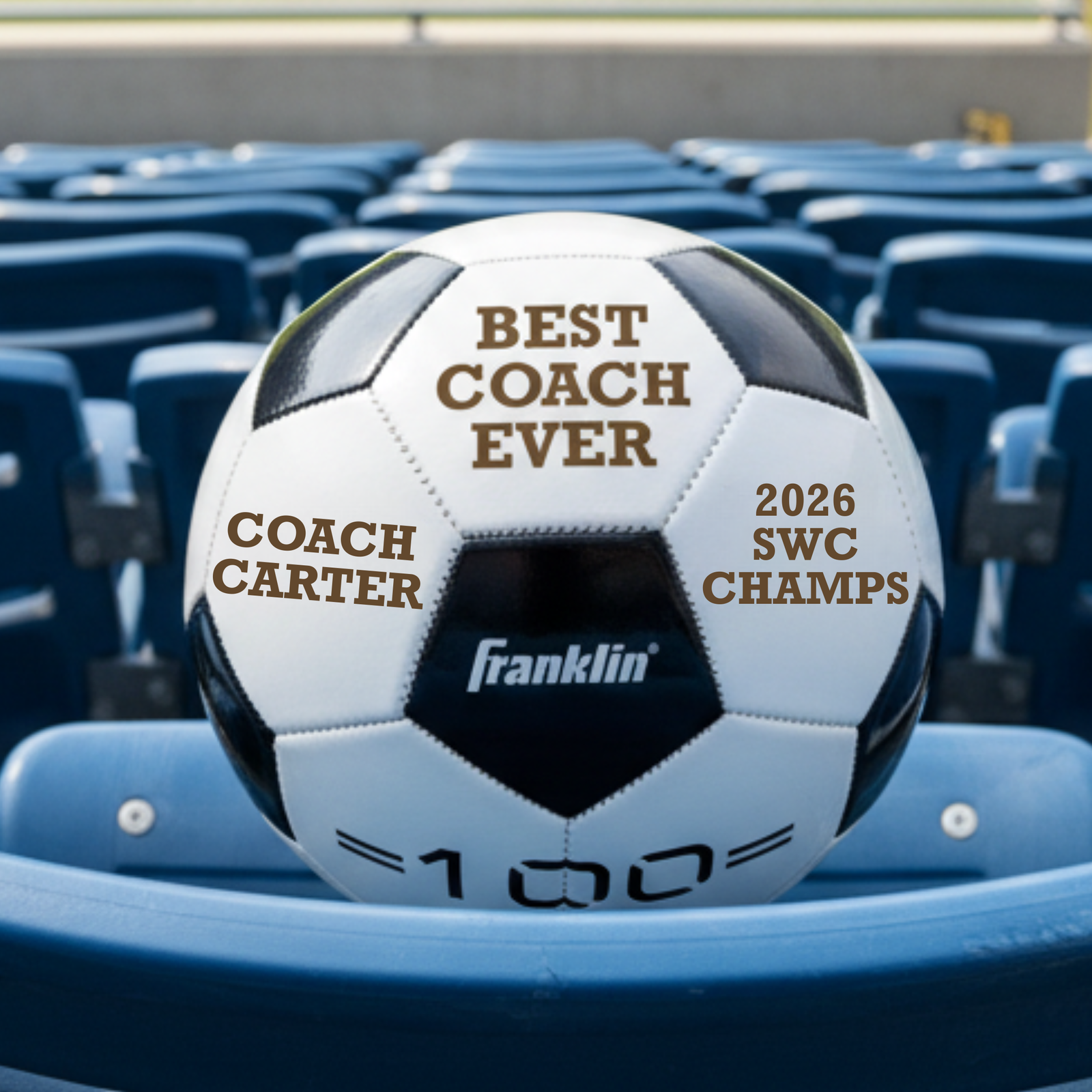 Coach of the Year Custom Soccer Ball