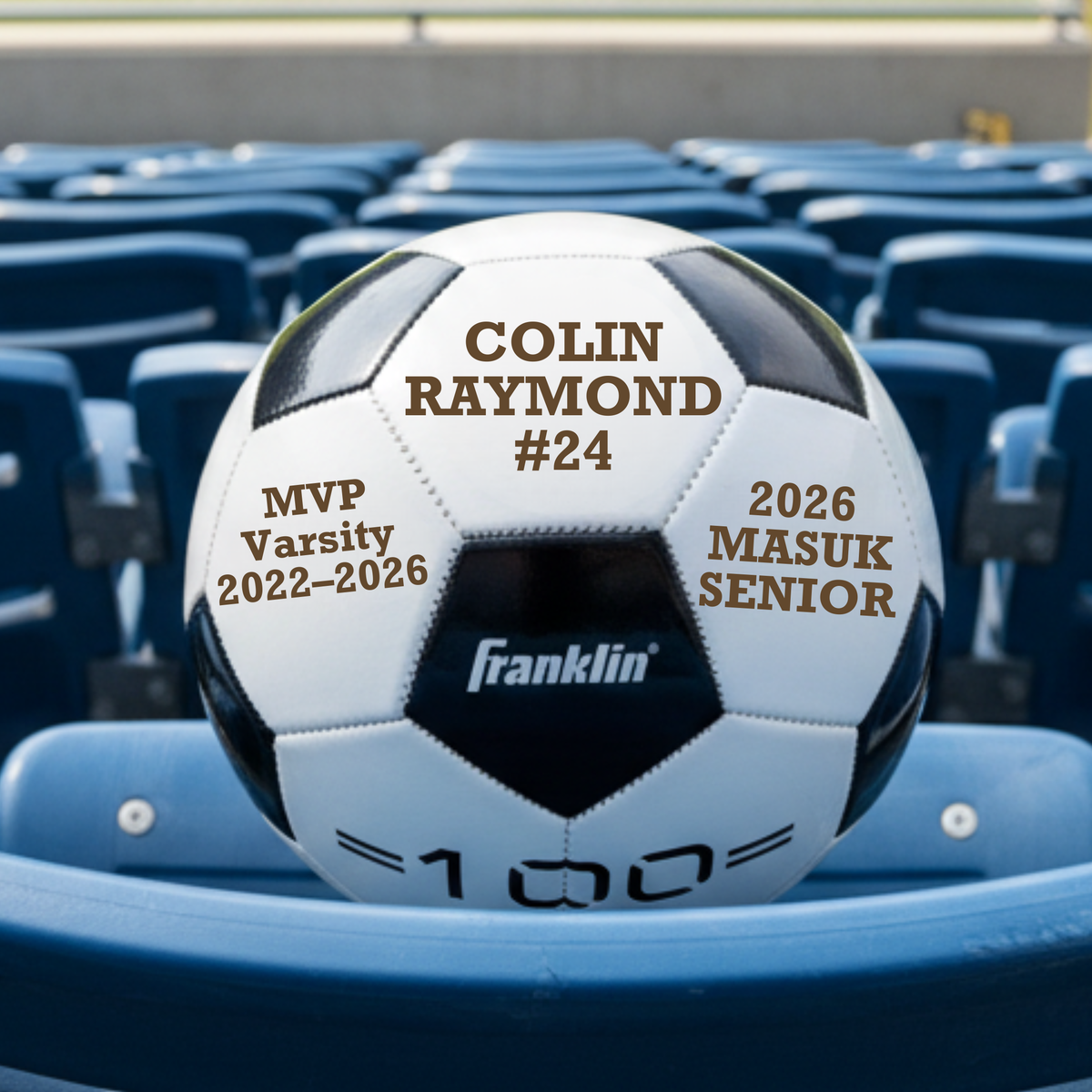 Senior Night Custom Soccer Ball