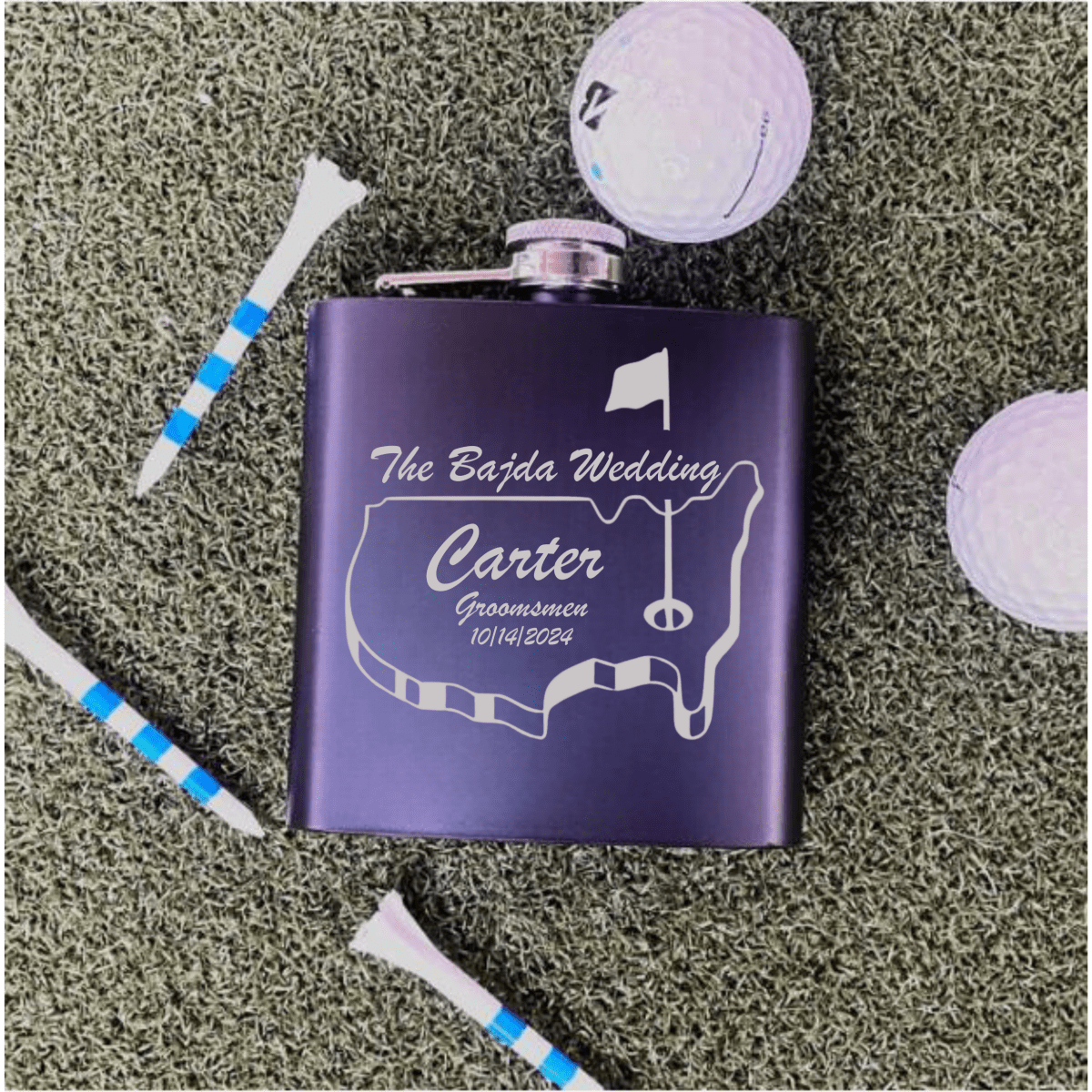 Unique Personalized Par 3 Gift Set Customized Groomsmen Proposal Gifts for Men by Groovy Guy