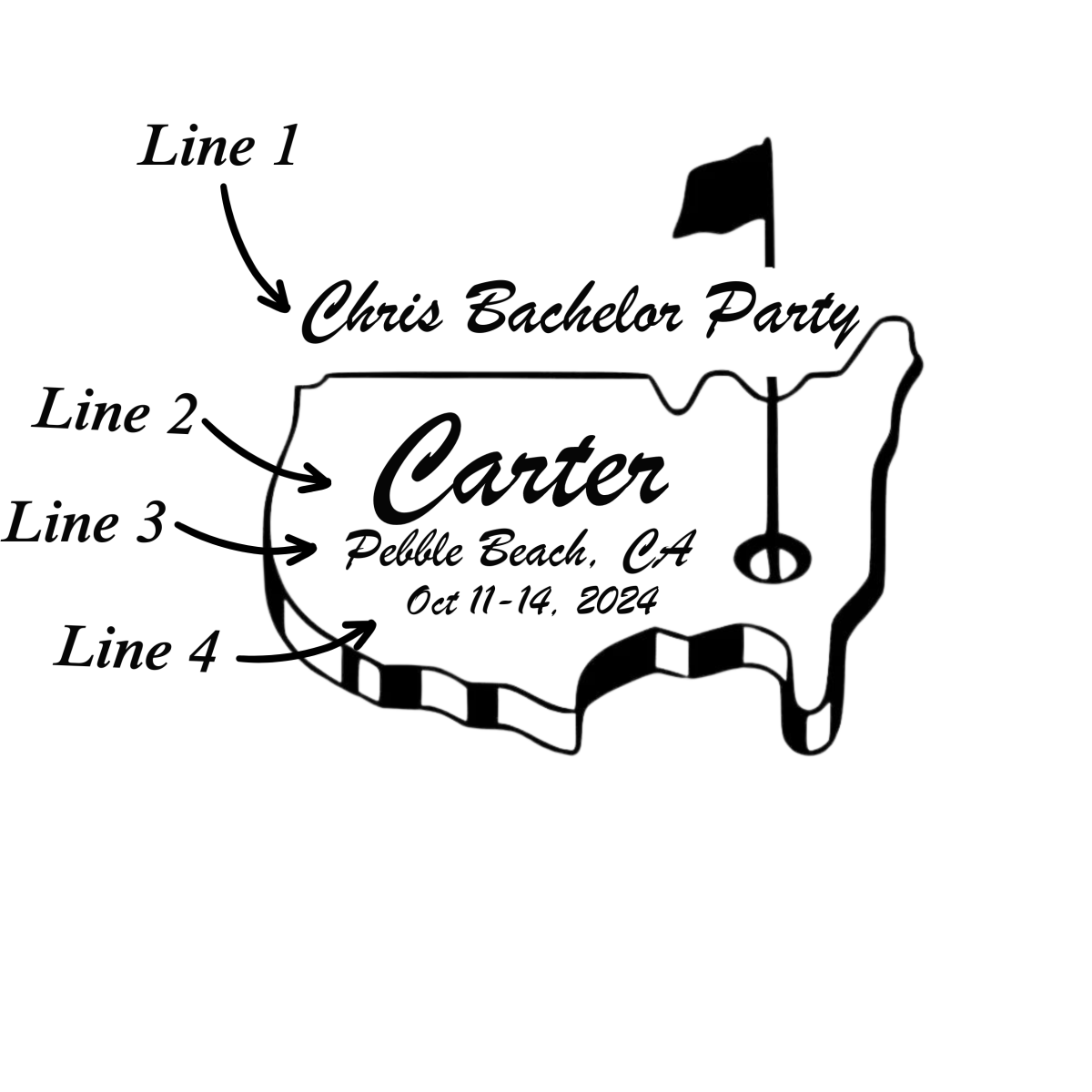 Unique Personalized Golfers Bachelor Koozie Customized Gifts for Men by Groovy Guy