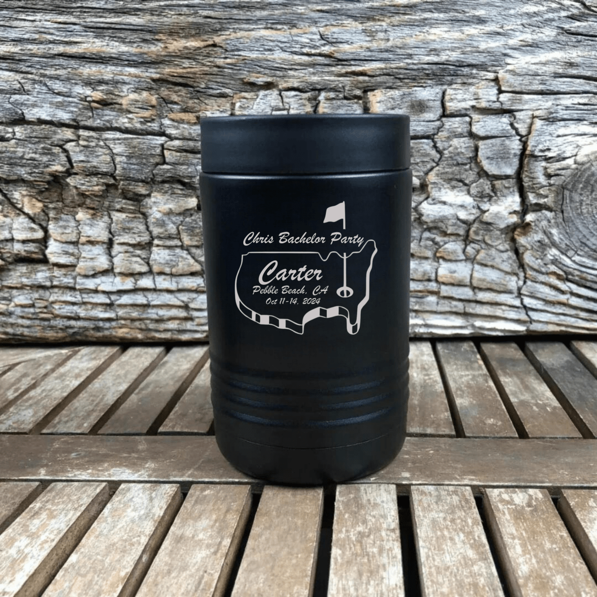 Unique Personalized Golfers Bachelor Koozie Customized Gifts for Men by Groovy Guy
