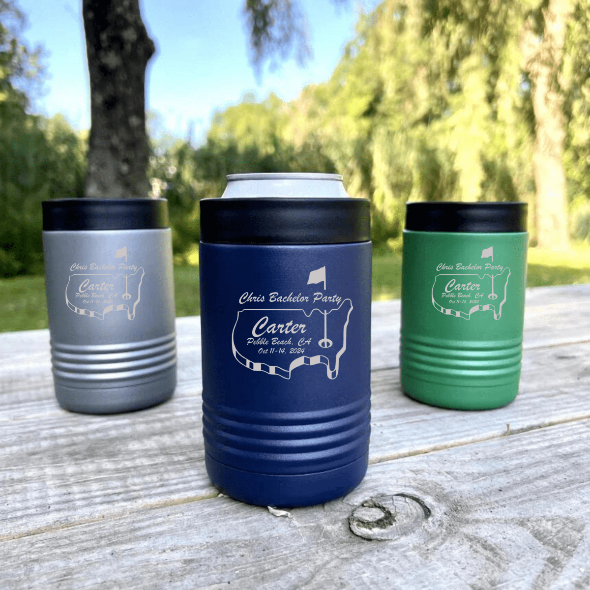 Unique Personalized Golfers Bachelor Koozie Customized Gifts for Men by Groovy Guy