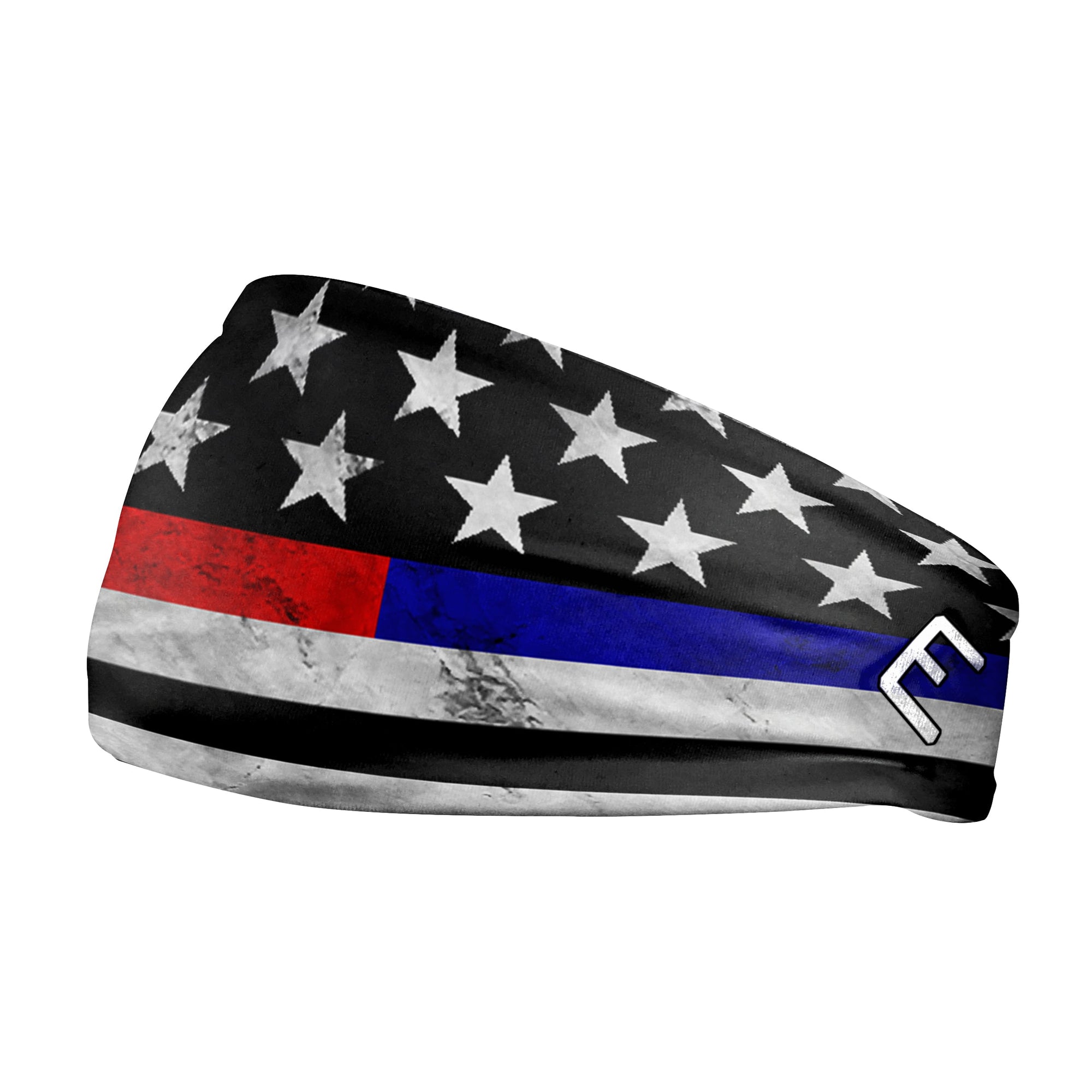 Thin Red and Blue Line Headband