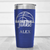 Blue Basketball Tumbler With Total Basketball Fanatic Design