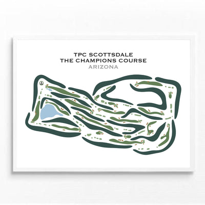 TPC Scottsdale The Champions Course, Arizona - Printed Golf Courses