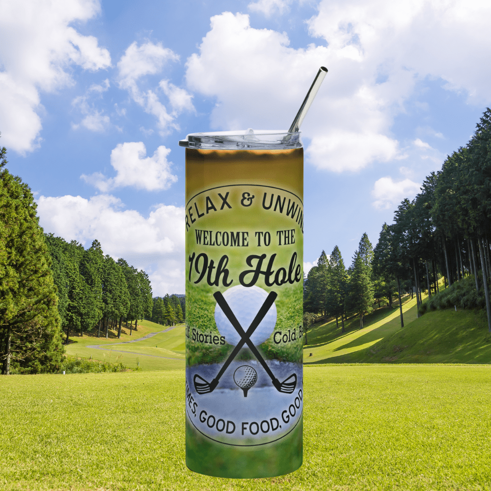 Unique Personalized 19th Hole Tumbler Customized Tumbler Gifts for Men by Groovy Guy