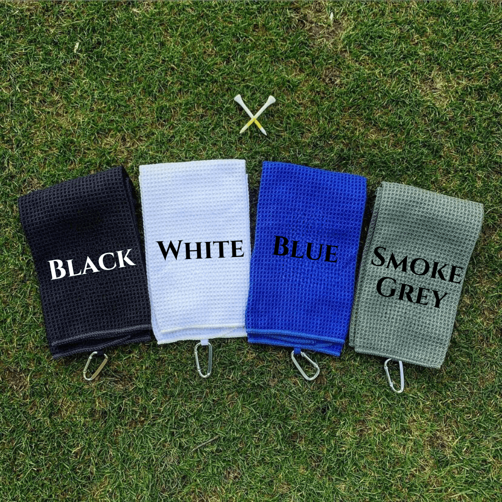 Unique Personalized Birdie Bundle Golf Gift Set Customized Personalized Golf Towel Gifts for Men by Groovy Guy