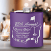 Purple Golf Flask With Ultimate Golfers Tournament Design