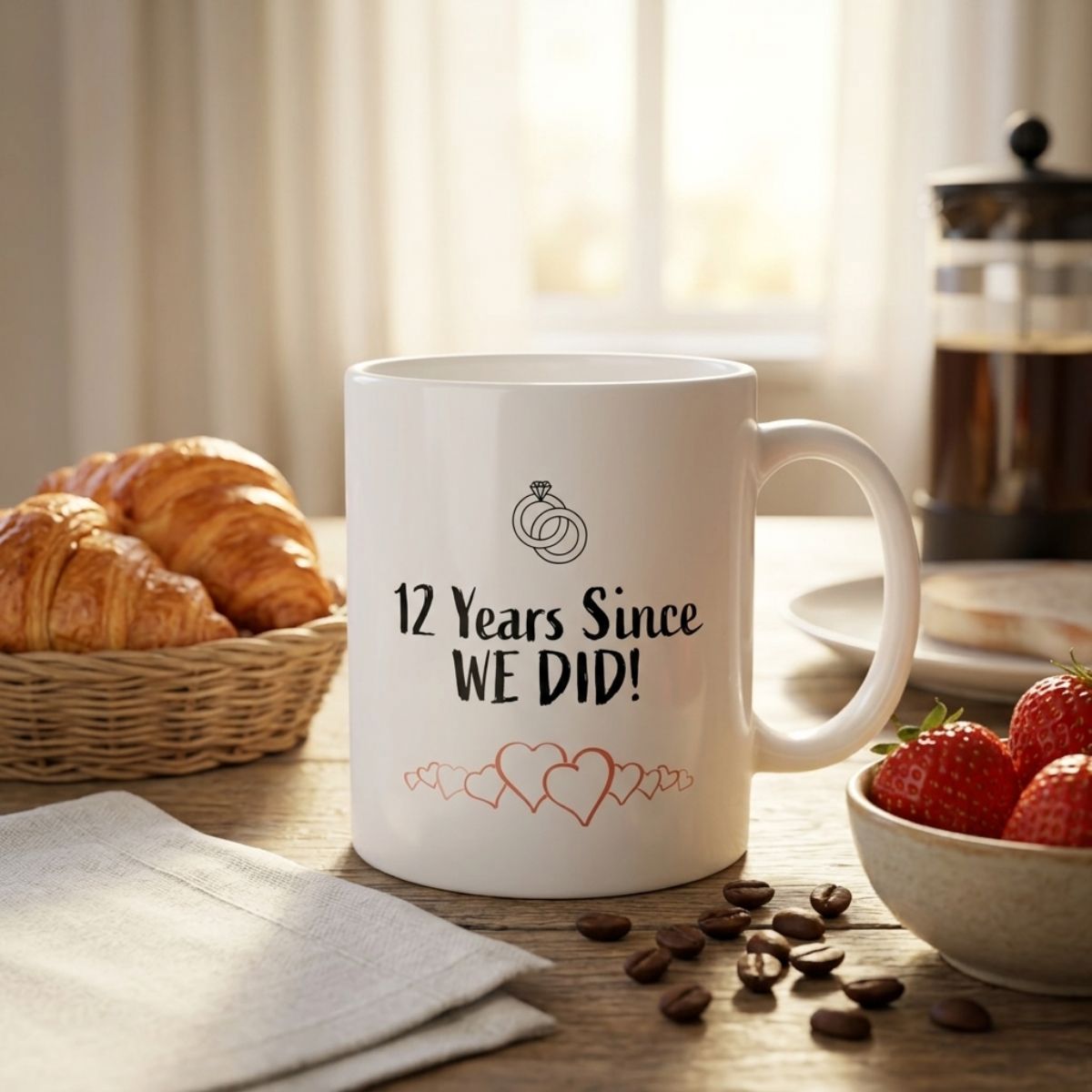 custom anniversary coffee mug