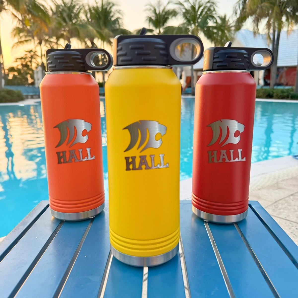 Unique Personalized Masuk Water Bottle Customized Logo Gifts for Men by Groovy Guy