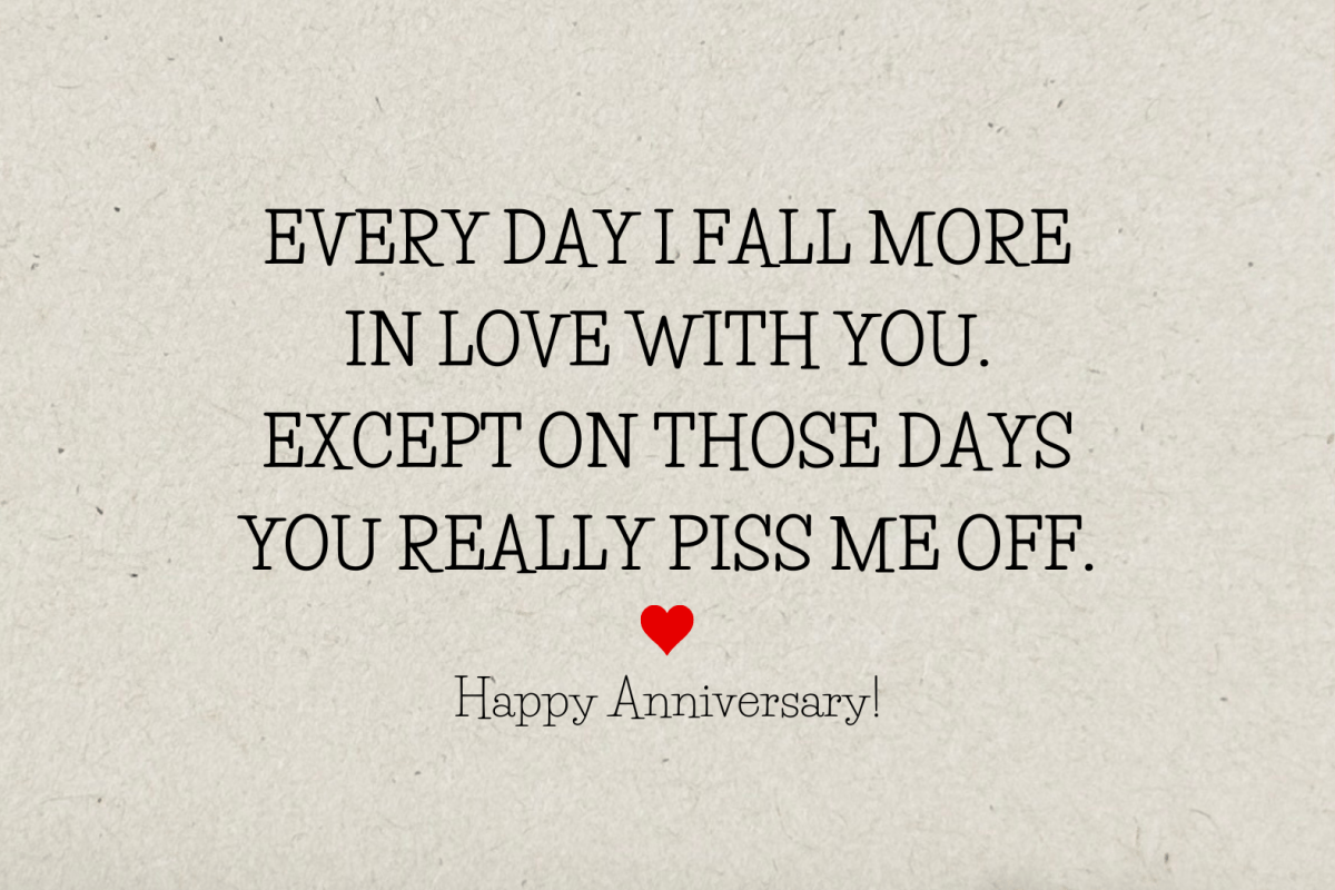 Unique Personalized Fun Anniversary Gift Cards Customized Greeting & Note Cards Gifts for Men by Groovy Guy