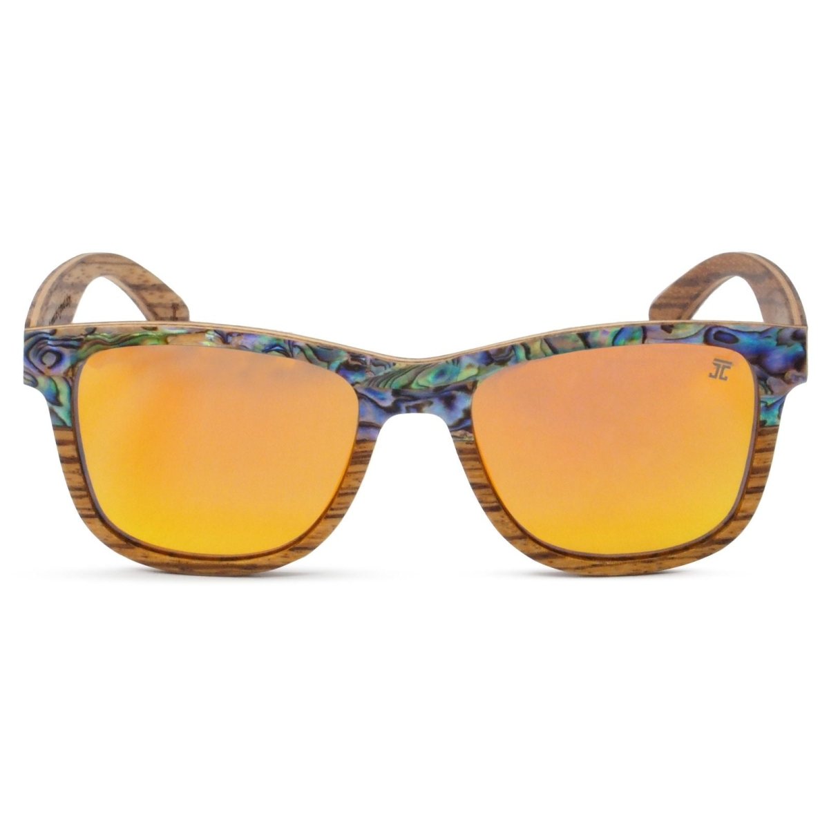 Unique Personalized Cirque Wayfinder | Abalone Customized Wooden Sunglasses Gifts for Men by Groovy Guy