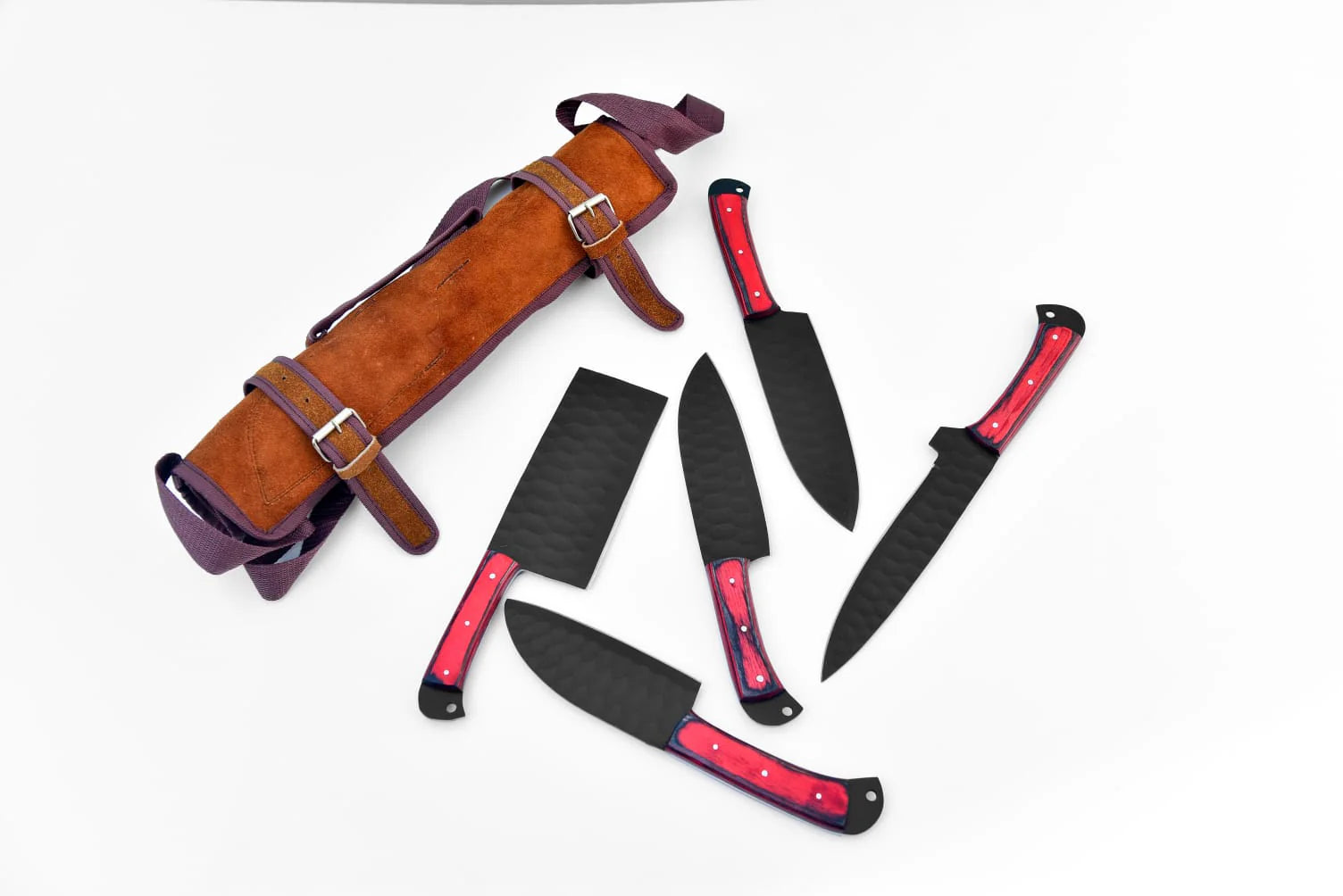 Unique Personalized Ultimate Damascus Steel Knife Collection Customized Knife Gifts for Men by Groovy Guy