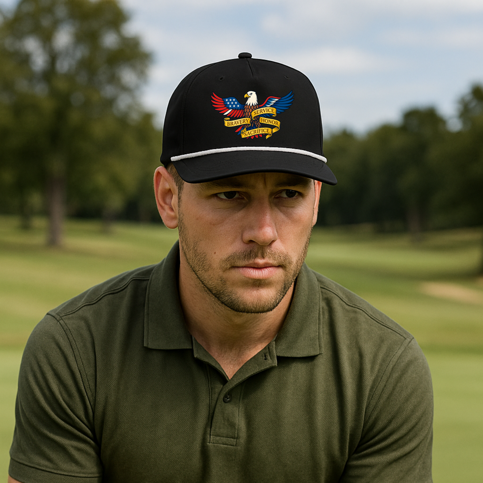 Eagle Tribute Golf Hat