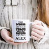 White Funny Coffee Mug With Your Words Lose Value Design