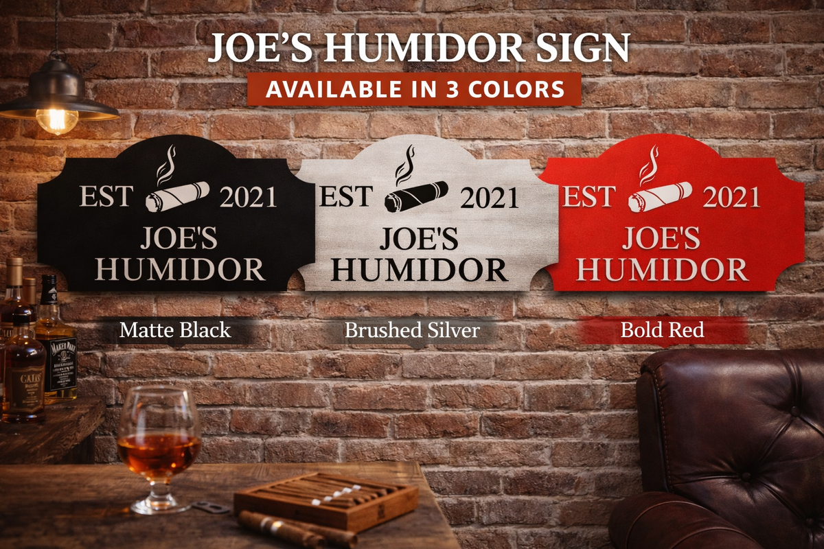 Custom Cigar Sign