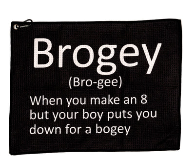 Brogey Golf Towel