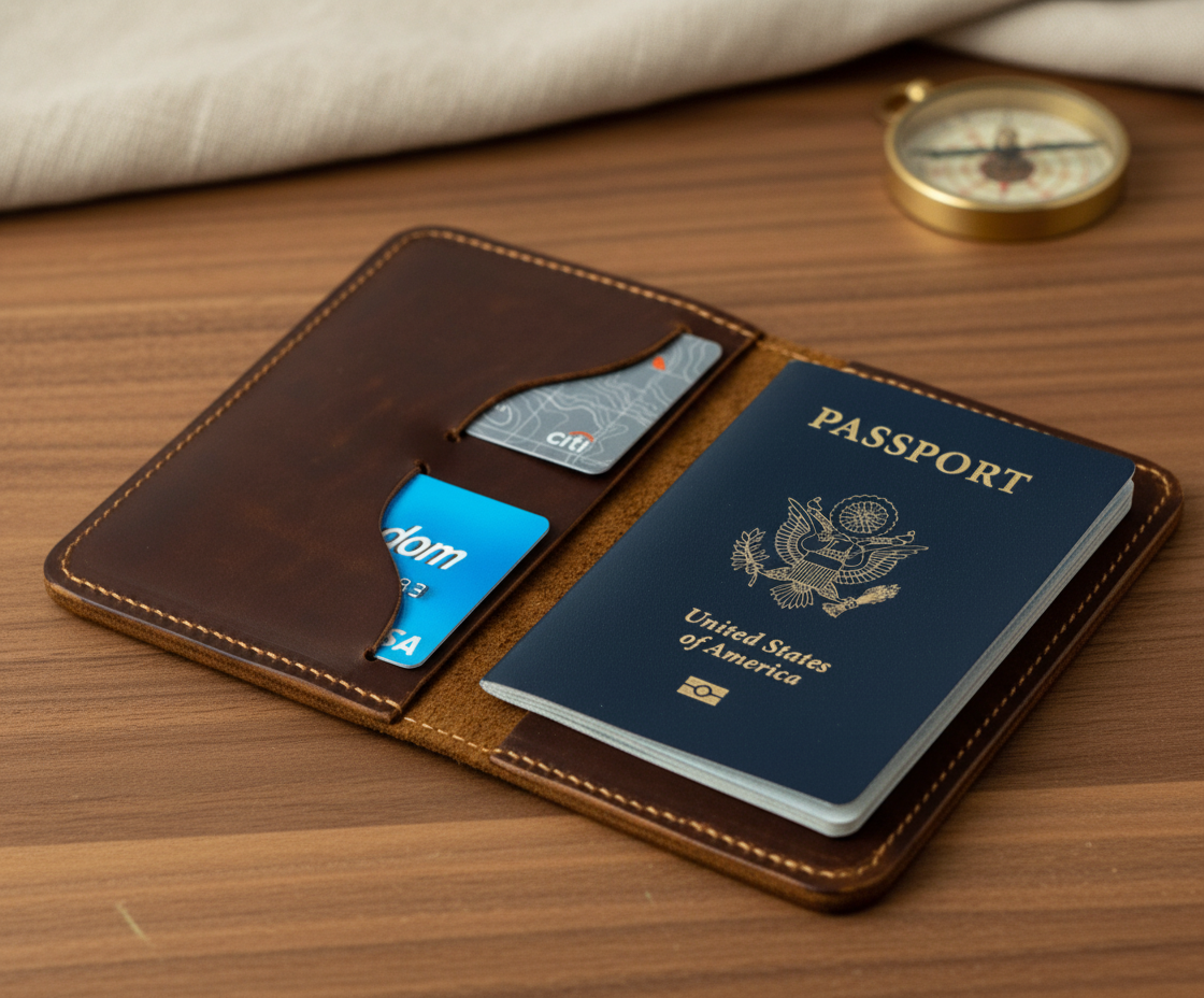 Voyager Personalized Passport Holder