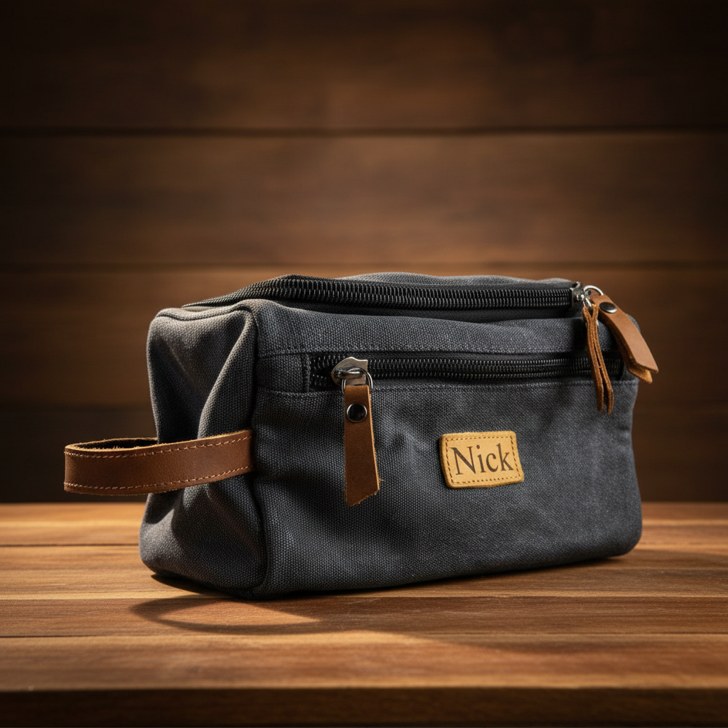 King Dopp Personalized Canvas Toiletry Bag