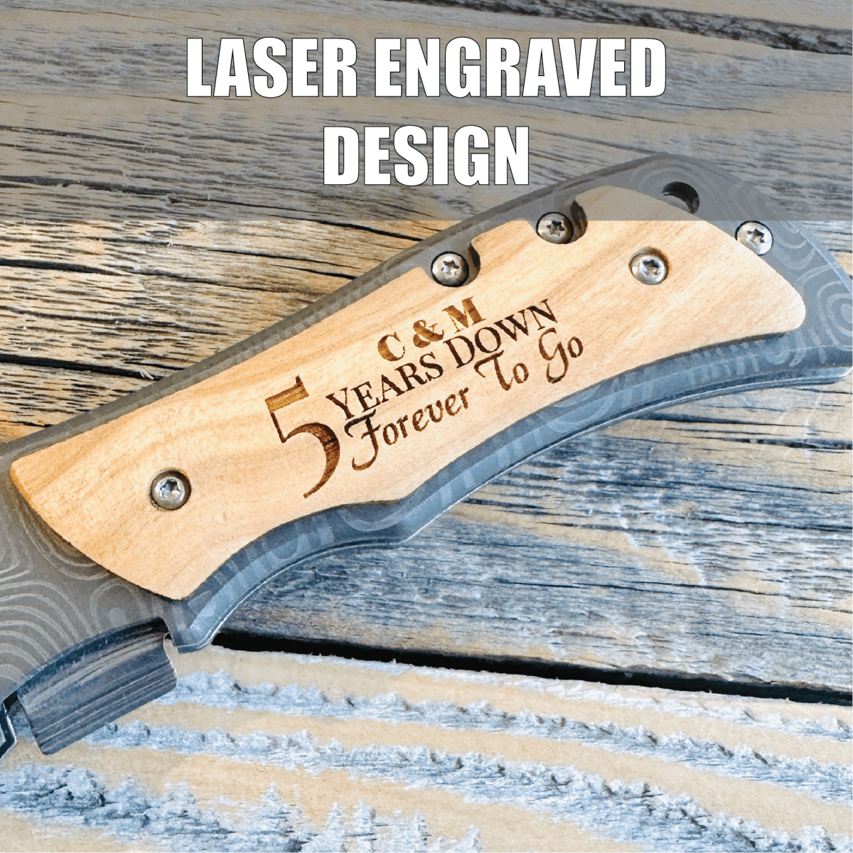 Unique Personalized Knife to Remember Customized Anniversary Gifts for Men by Groovy Guy