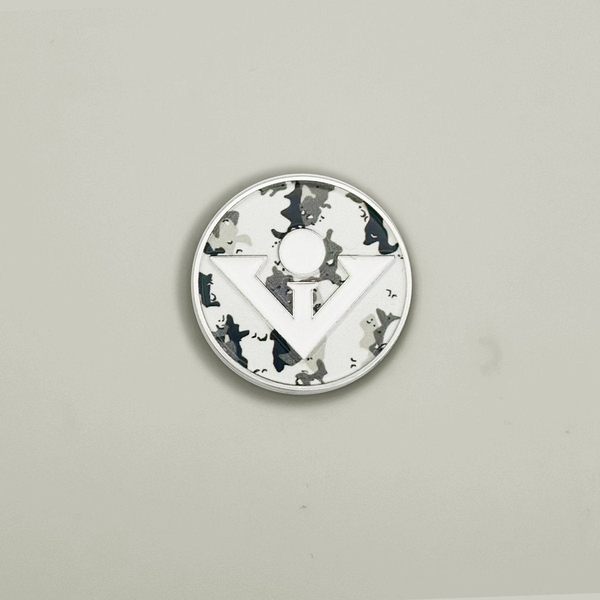 Unique Personalized Arctic Camo Golf Ball Marker Customized Printed Markers Gifts for Men by Groovy Guy