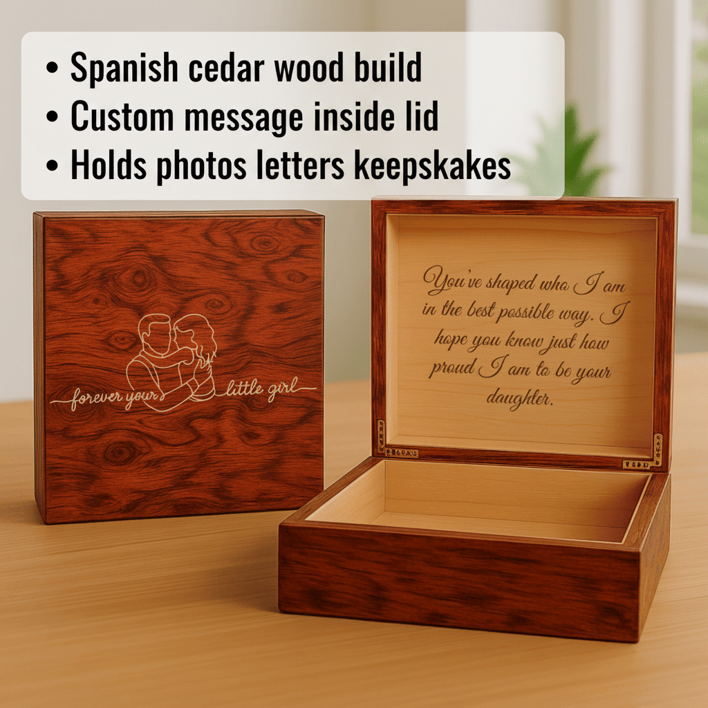 Forever Your Little Girl Memory Box