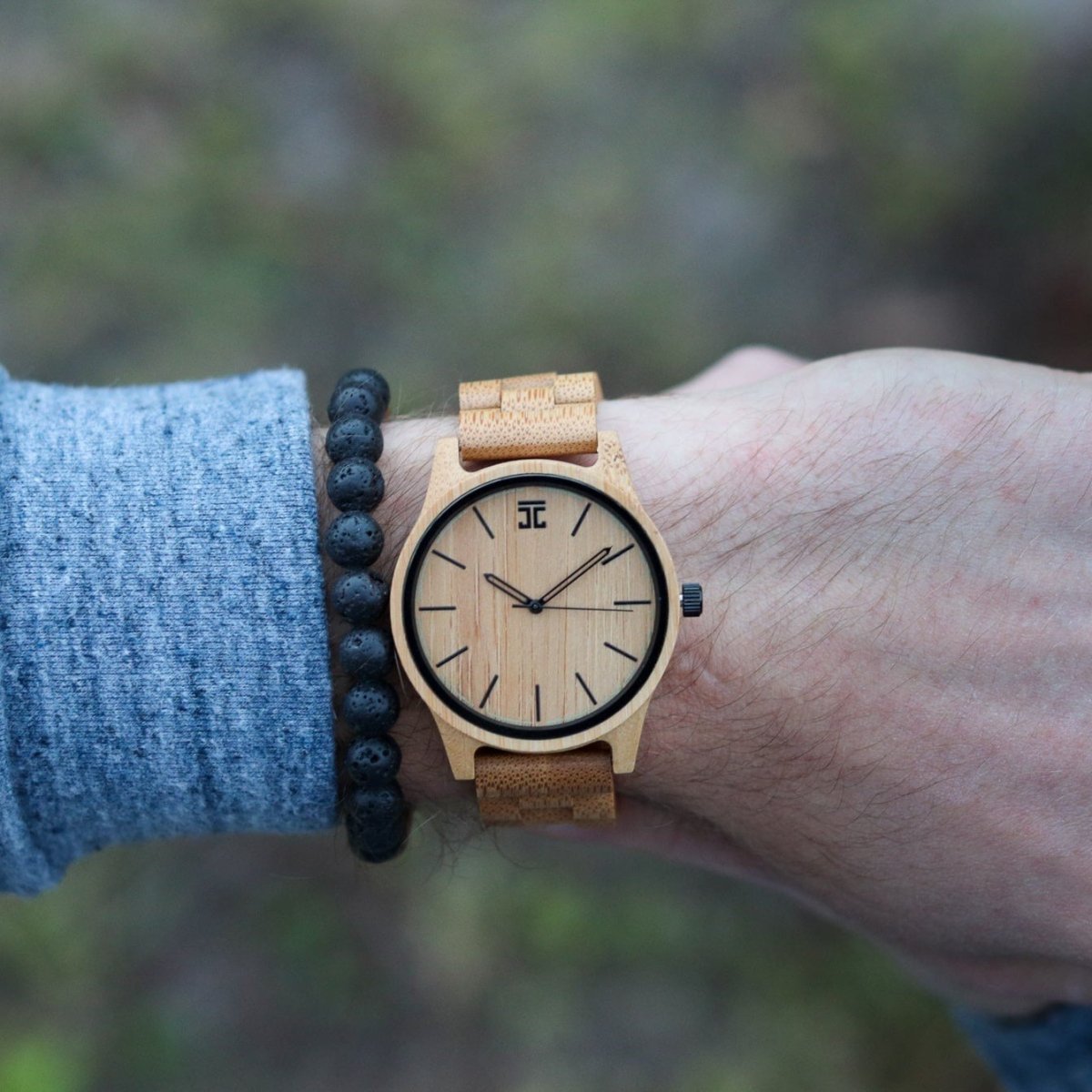 Unique Personalized Vanille | Bamboo Customized Wooden Watch Gifts for Men by Groovy Guy